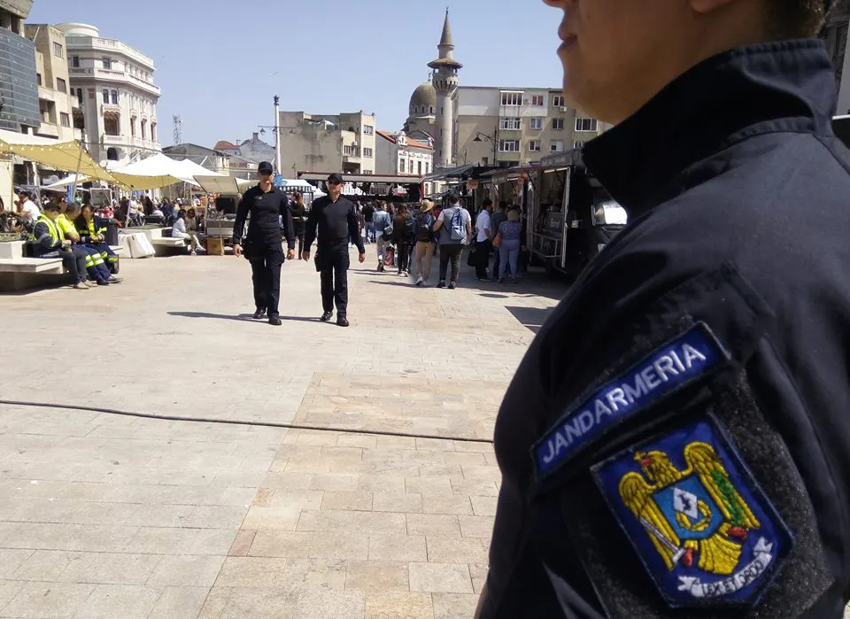 Jandarmii constănțeni, la evenimentele publice organizate în week-end