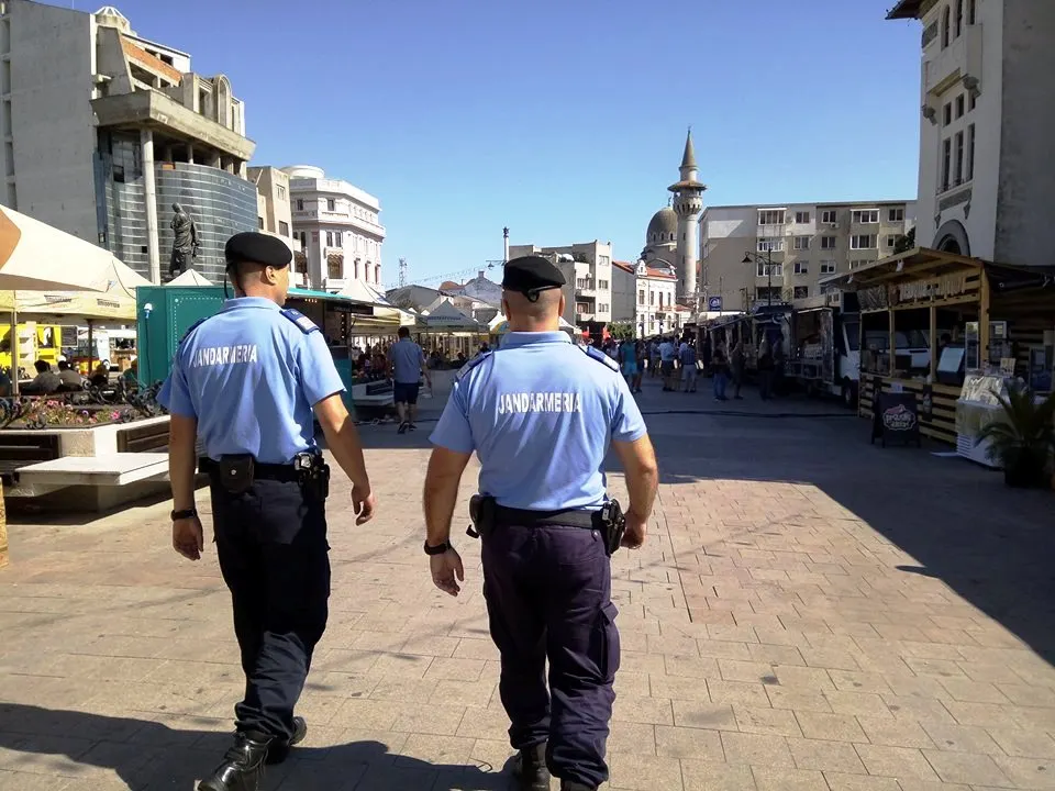 Misiuni de asigurare a ordinii publice executate de jandarmii constănțeni
