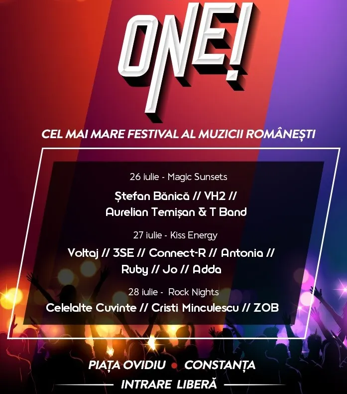Începe ONE! - cel mai mare festival al muzicii românești de pe litoral
