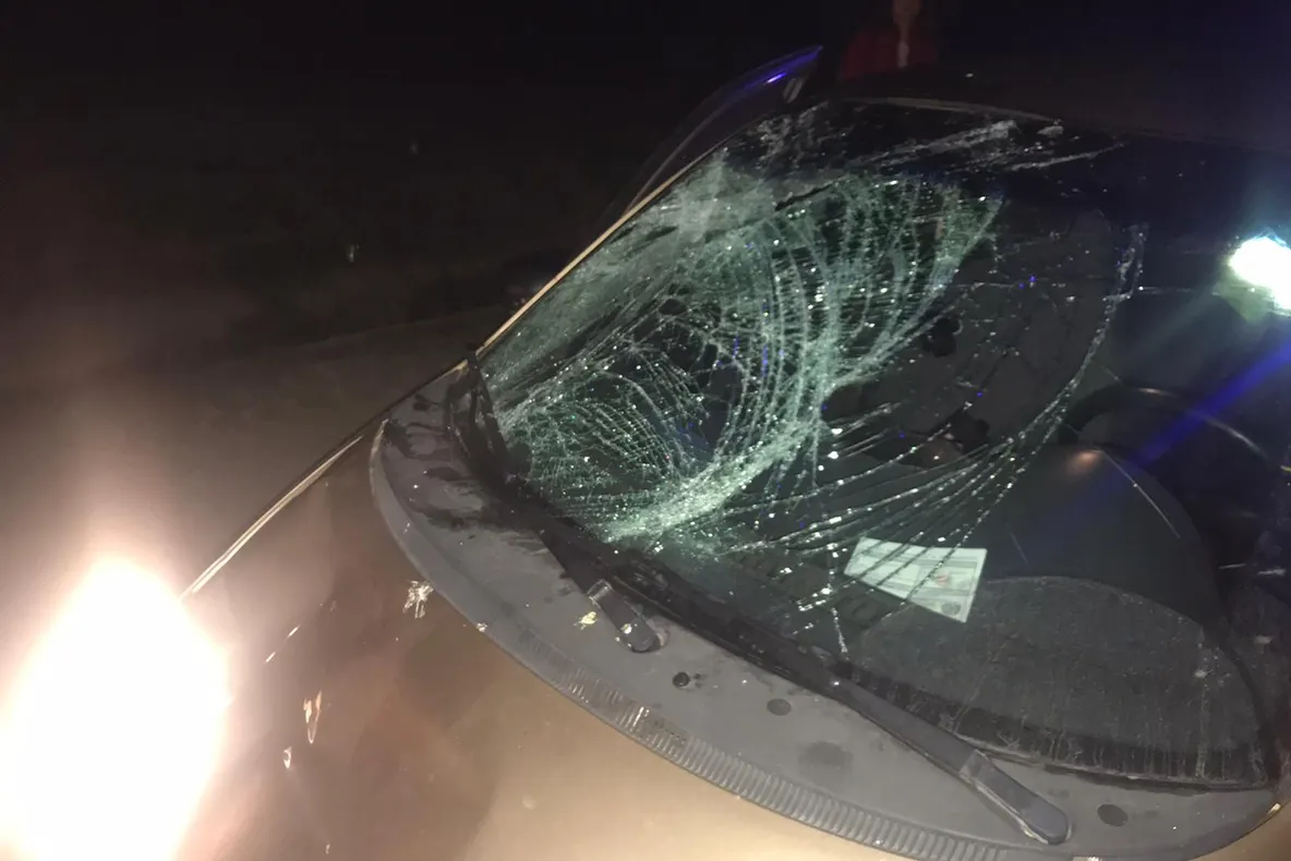 FOTO VIDEO| Accident mortal pe șoselele din Constanța. Pieton care traversa neregulamentar, spulberat de o mașină