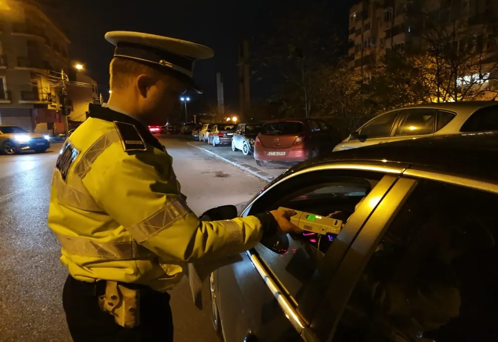 Razie pe șosele: șoferi drogați și beți, lăsați fără permise
