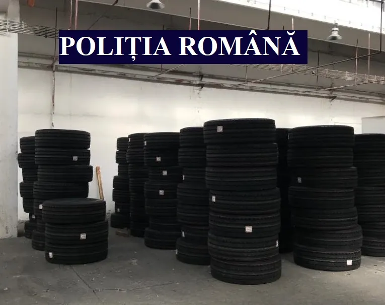 Container cu anvelope contrafăcute, descoperit în Portul Constanţa Sud Agigea