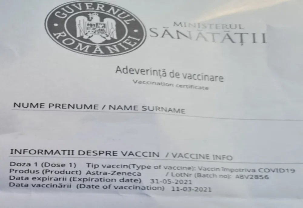 Peste 200 de dosare penale, deschise pentru eliberarea de adeverințe false de vaccinare anti-Covid