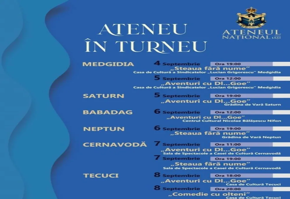 Ateneul Național din Iași în turneu pe litoral