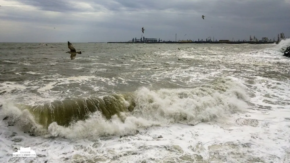 Cod portocaliu de vreme severă la Constanța