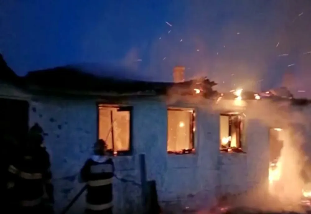 VIDEO Incendiu violent la Ferma 12 Murfatlar