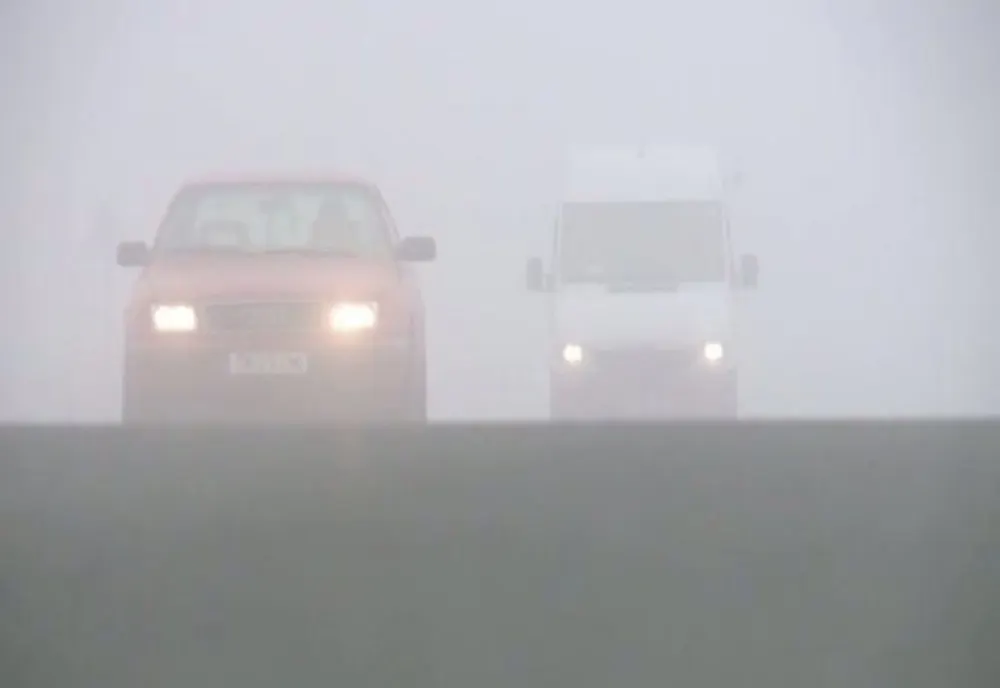 Atenție, șoferi! Ceață pe Autostrada București-Constanța