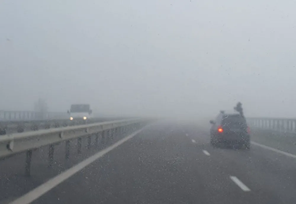 Atenție, șoferi! Vizibilitate redusă pe Autostrada București - Constanța