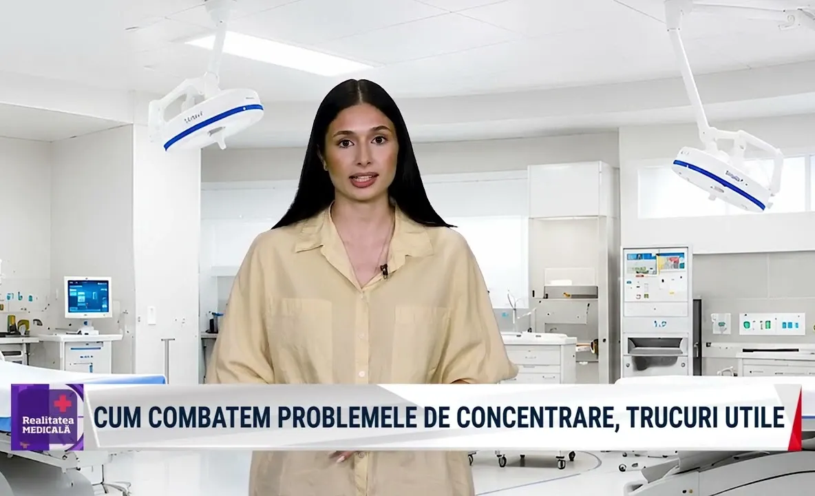 Realitatea Medicală cu Nicole Păcuraru: De ce ne este greu să ne concentrăm?
