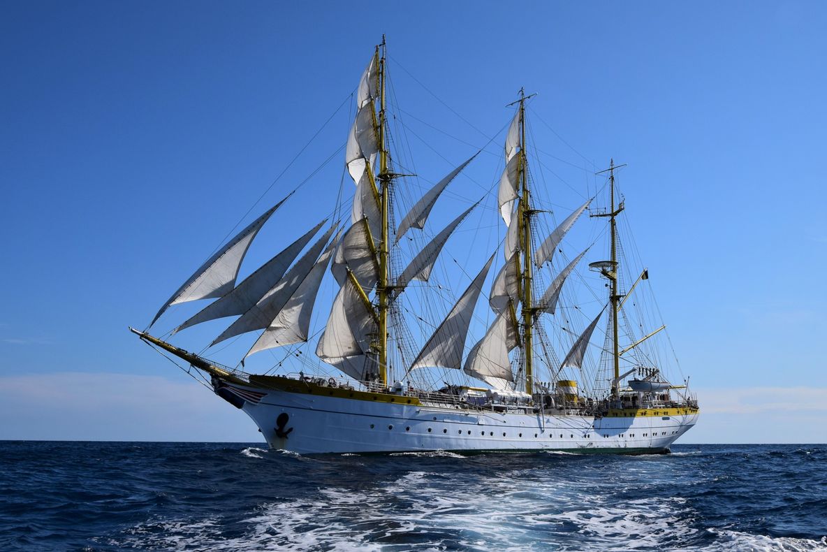 Nava-şcoală Mircea, „Ambasadorul onorific în serviciul României”, s-a întors acasă