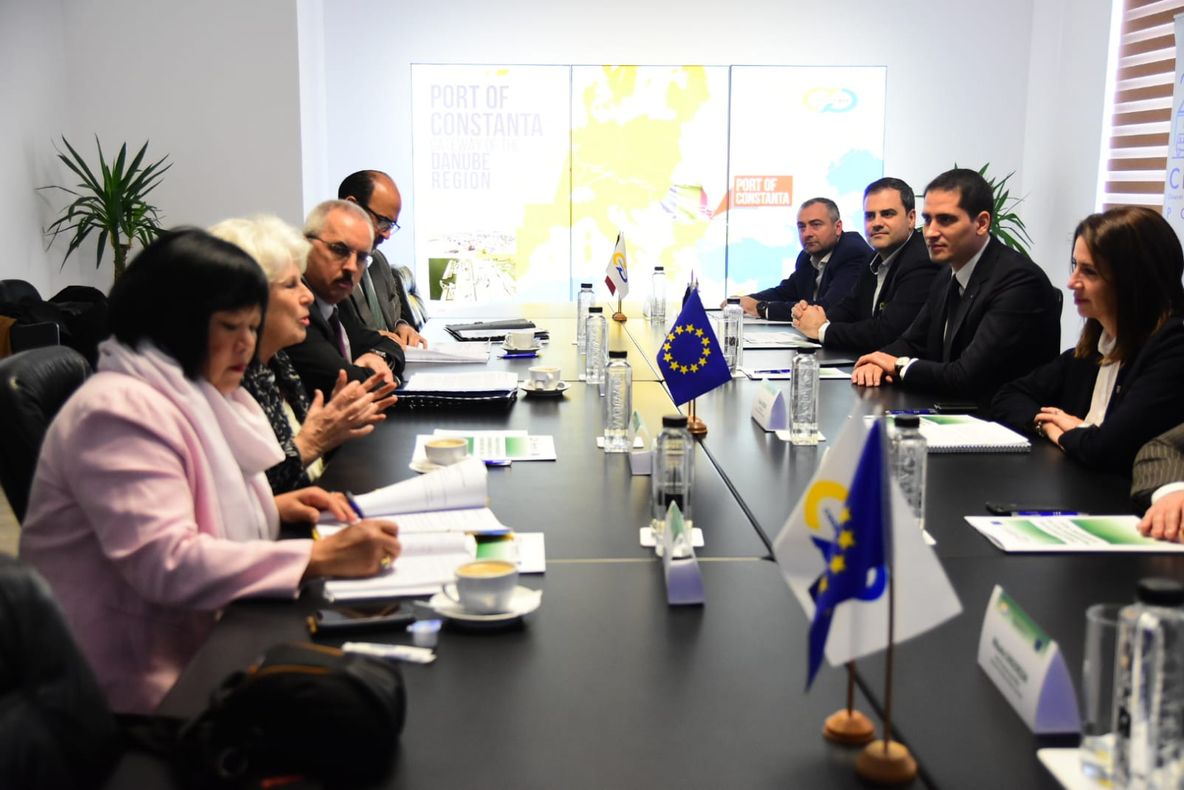 O delegație a Comisiei Europene vizitează Portul Constanța