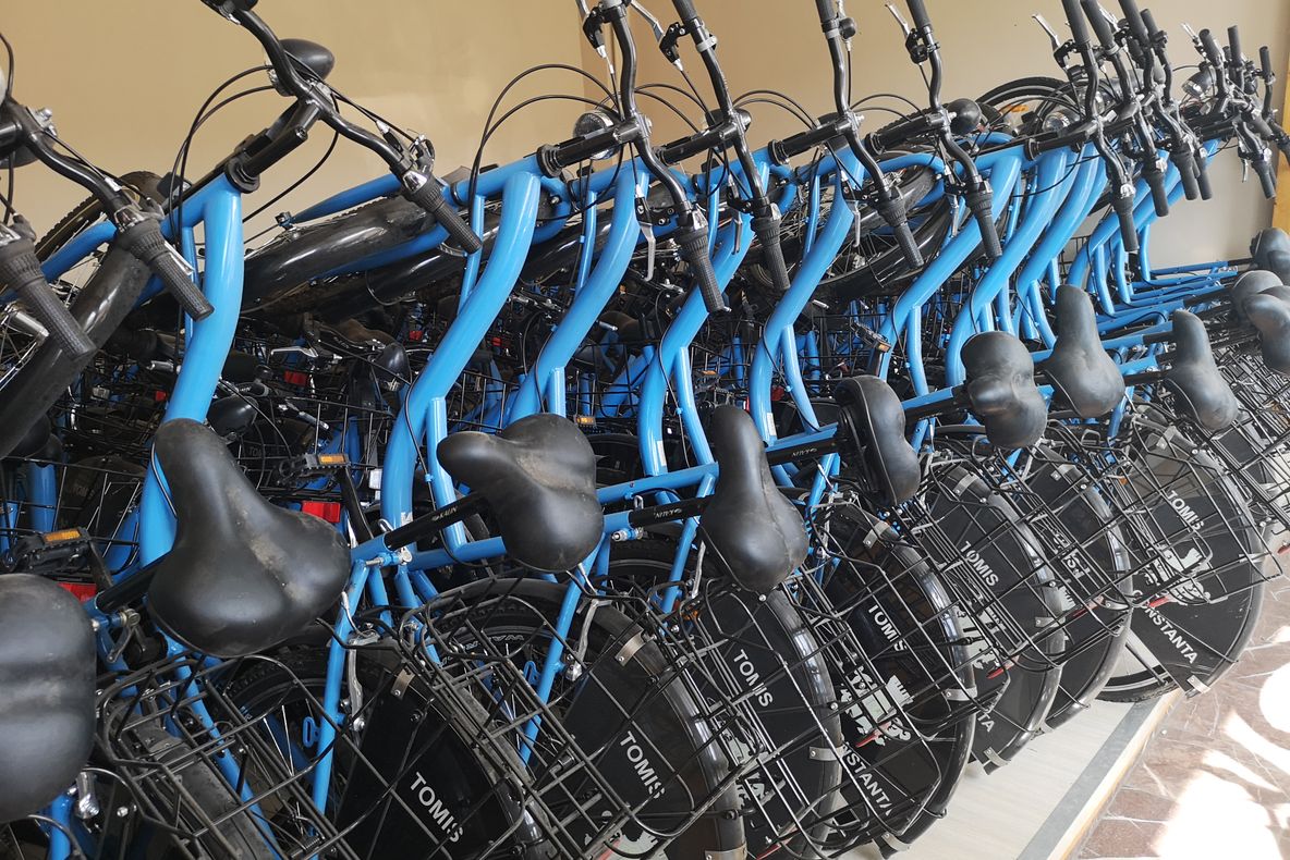 Sistemul bike-sharing din Constanța, operaţional în mai puţin de o lună