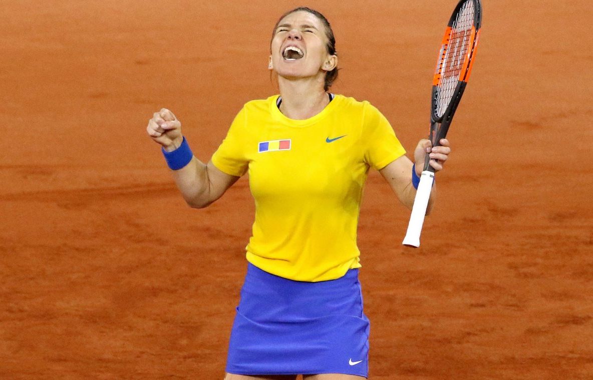 Simona Halep aduce primul punct pentru România în Fed Cup