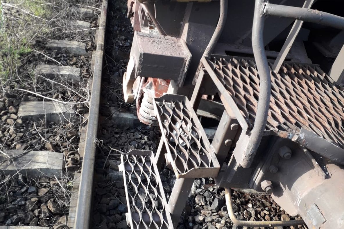 FOTO VIDEO | Tren de marfă deraiat între Constanța și Năvodari