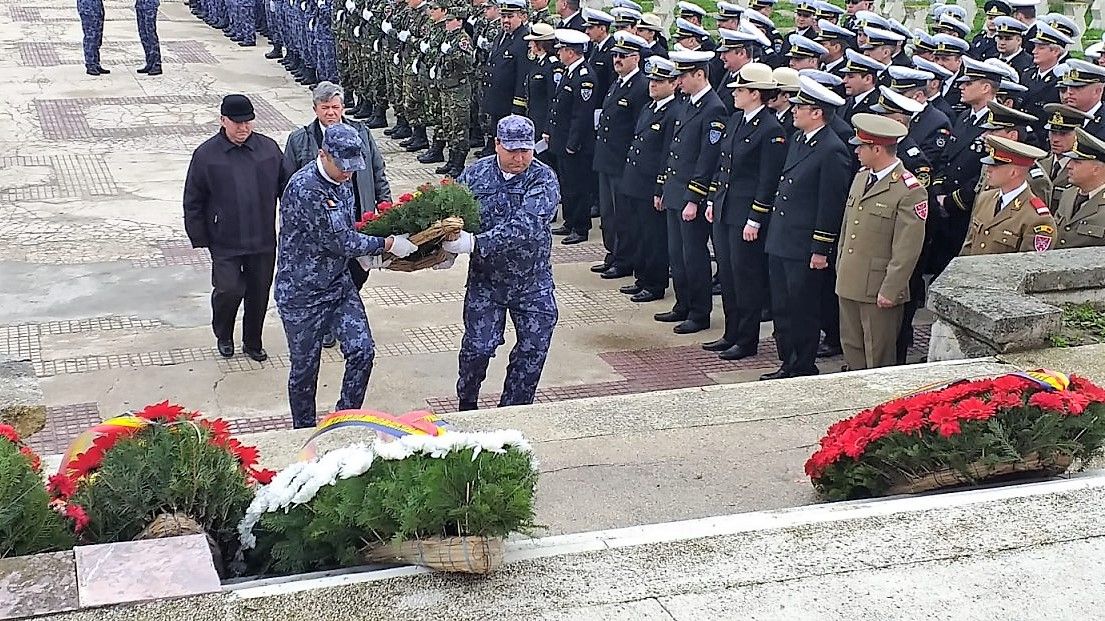 Marinarii militari, prezenți la ceremoniile dedicate zilei de 9 mai