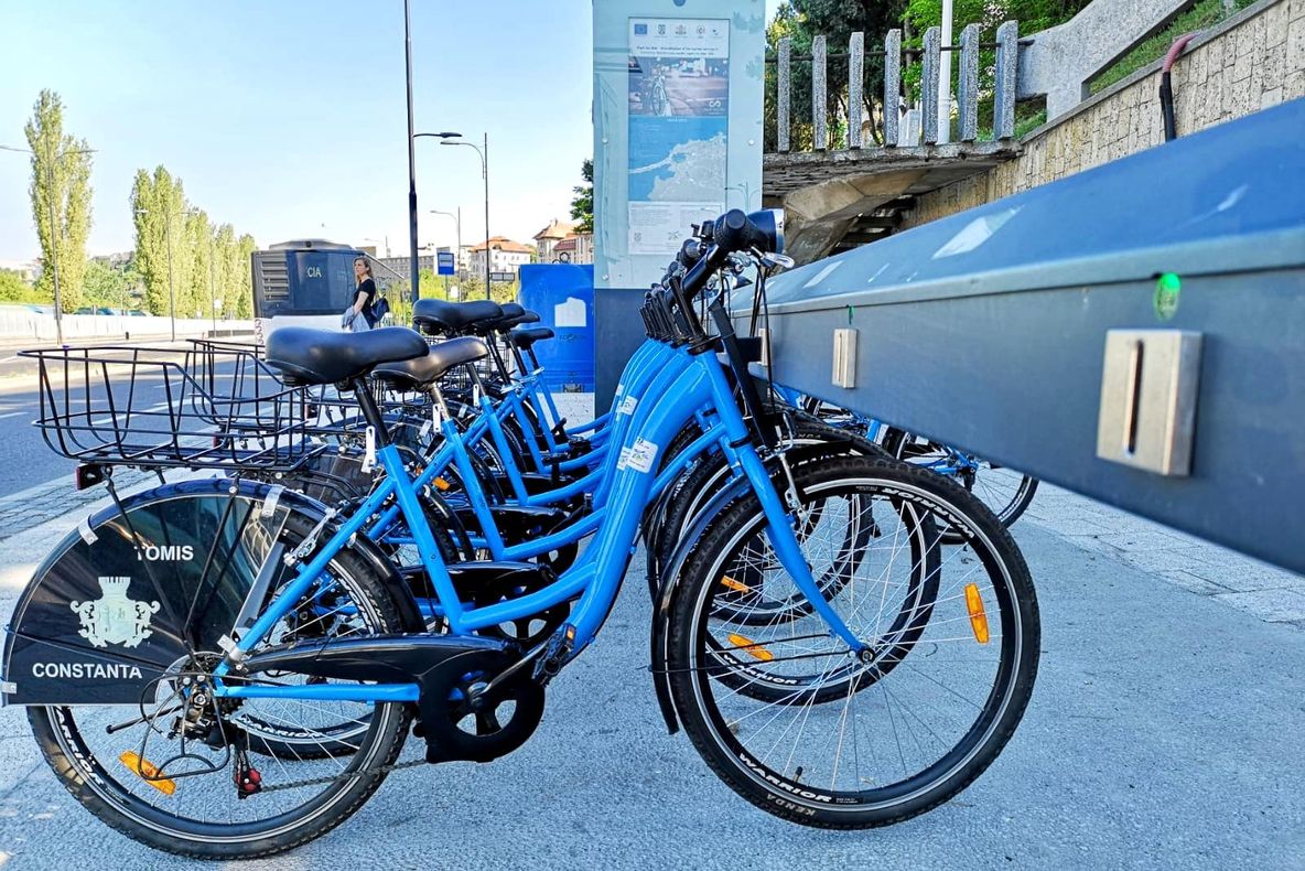 Cum poți folosi o bicicletă dintr-una din stațiile amplasate în Constanța