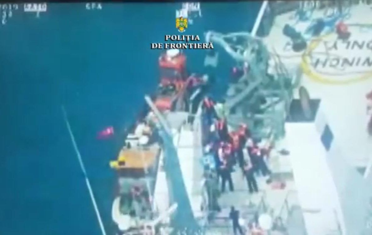 FOTO VIDEO| Focuri de armă în Marea Neagră.Turci prinși la braconaj