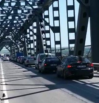 Circulație suspendată temporar pe Podul Prieteniei Giurgiu–Ruse, în data de 12 martie