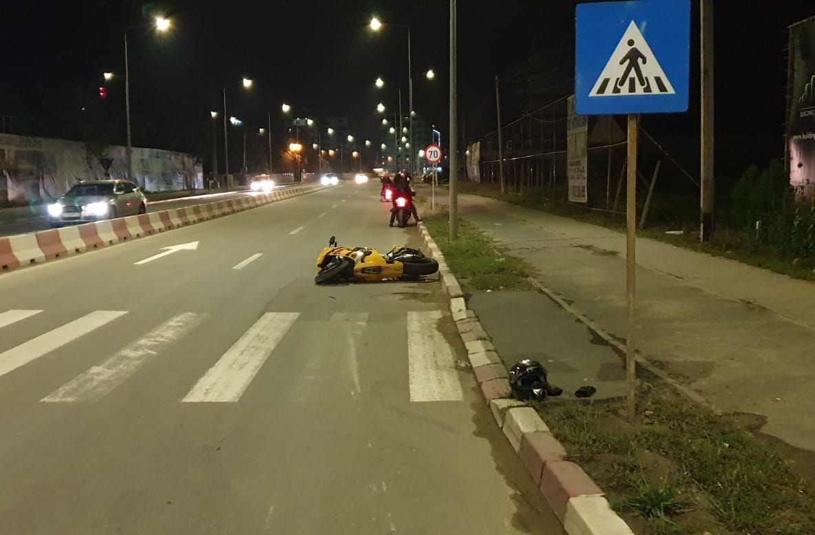 Polițistă accidentată de un motociclist băut, în Năvodari