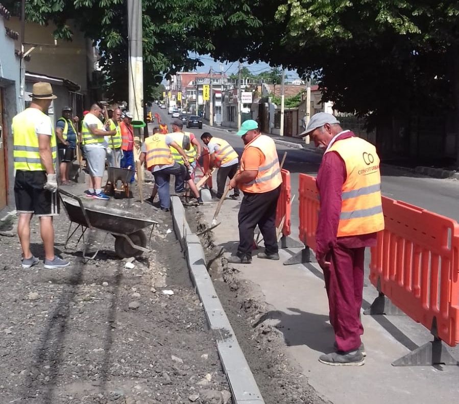 Primăria continuă lucrările edilitare în Constanța
