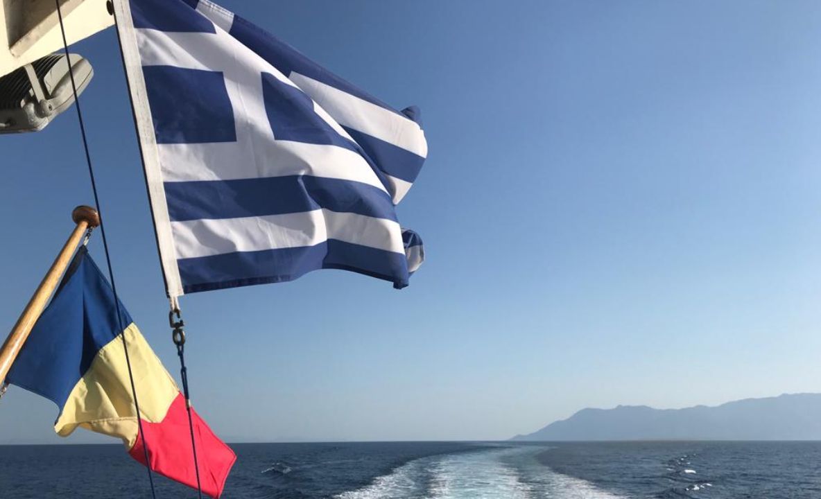 Schimbare de ștafeta la navele care supraveghează frontierele Europei din Marea Egee