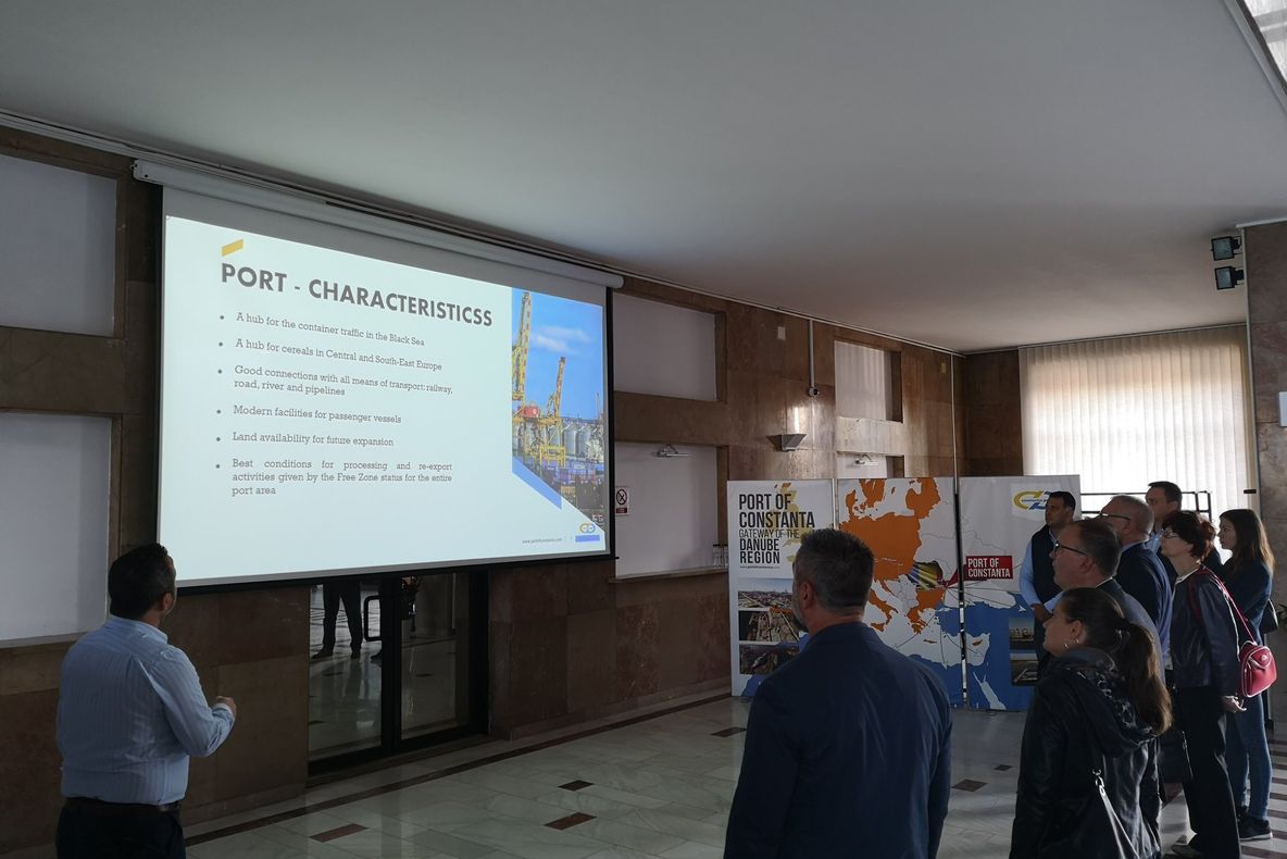 Parteneri maghiari, în Portul Constanța