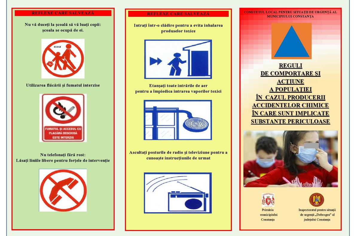 Exercițiu de protecție în caz de accident chimic, miercuri, în Constanța