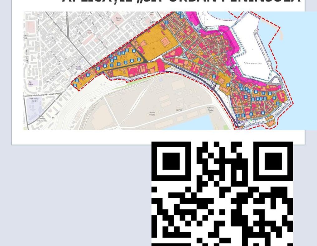 Centrul istoric al orașului Constanța, vizibil prin “Aplicația SIT URBAN”