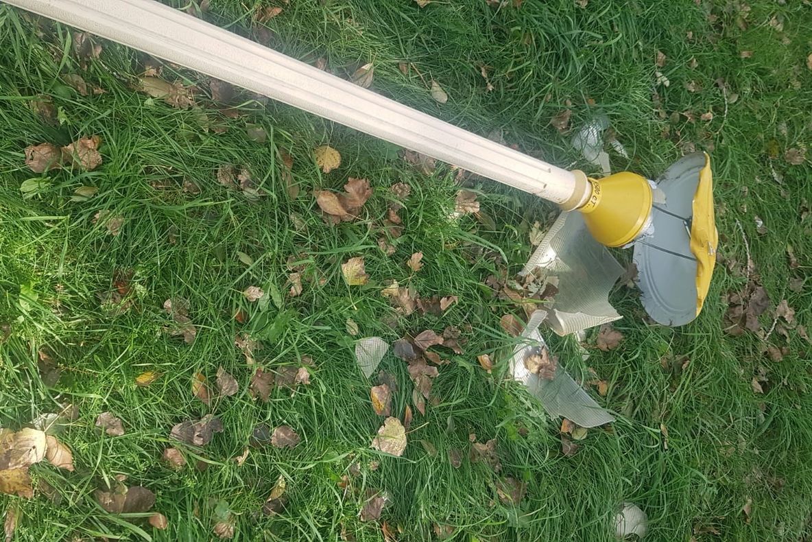 Acte de vandalism în parcul Tăbăcărie!