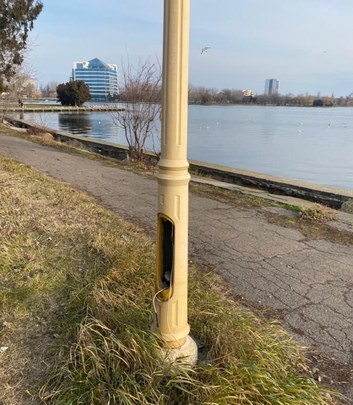 FOTO| Acte de vandalism în parcul Tăbăcărie