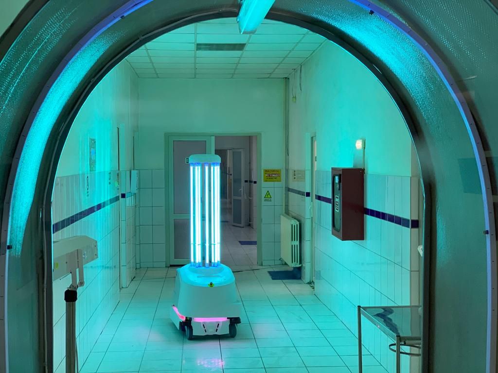 Robot de dezinfecție  de ultimă generație, donatie pentru Spitalul de Boli Infecțioase Constanța