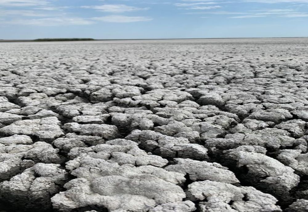 FOTO VIDEO| Lacul Nuntași transformat în deșert