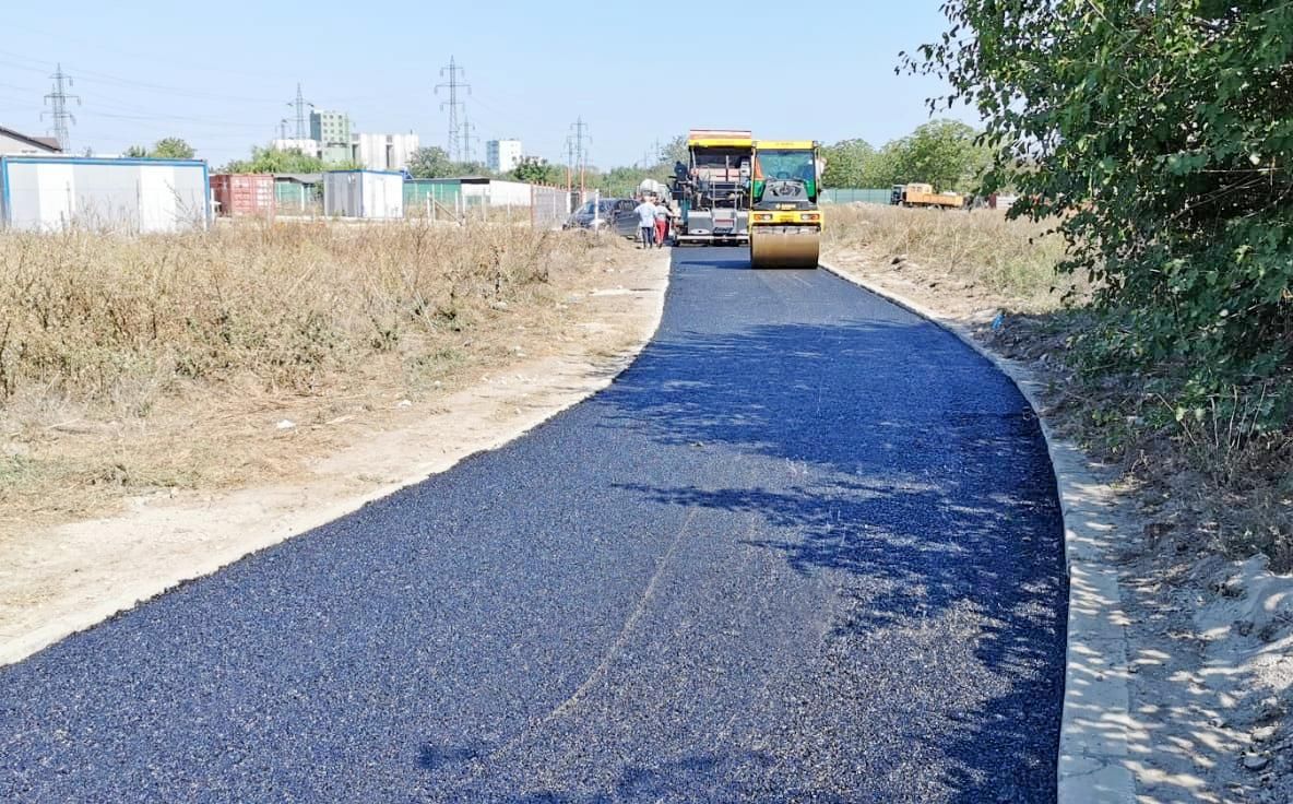 Se asfaltează drumul de acces către Baza Aeromedicală SMURD Constanța