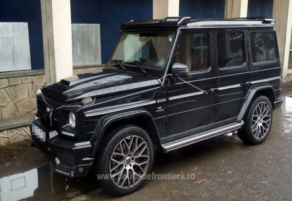 Bolid de lux căutat de autorități, descoperit la PTF Negru Vodă