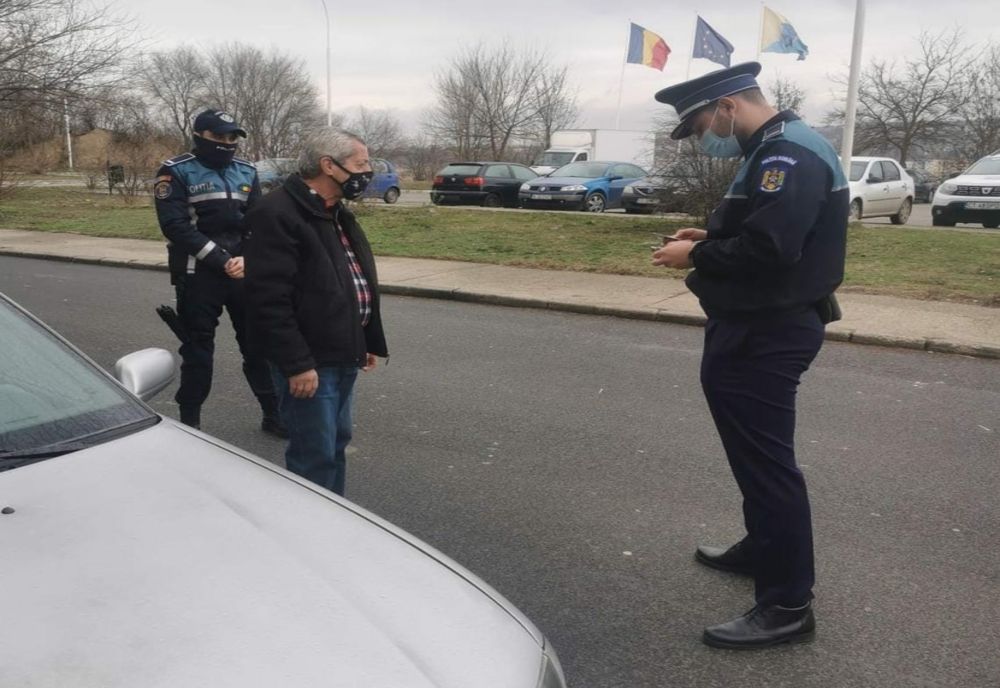 Razie a  polițiștilor de la transporturi