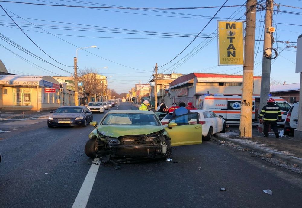 FOTO| Accident grav în Constanța, Două victime