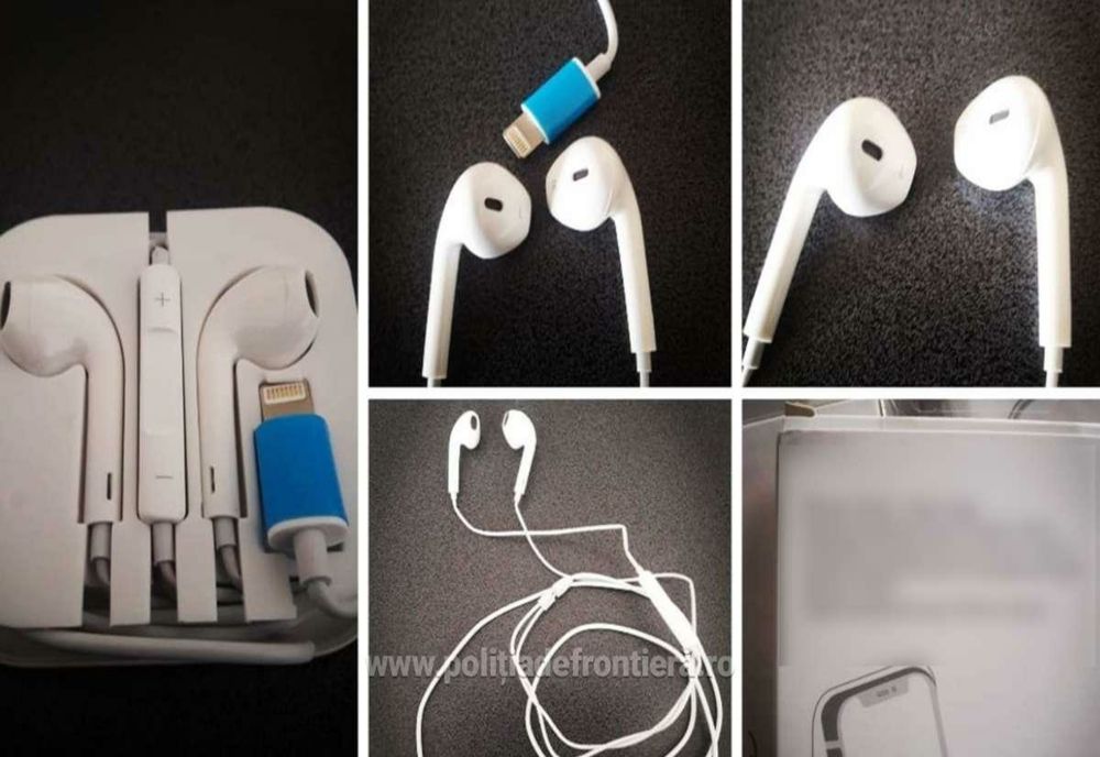 Mii de căști wireless contrafăcute, depistate în Portul Agigea