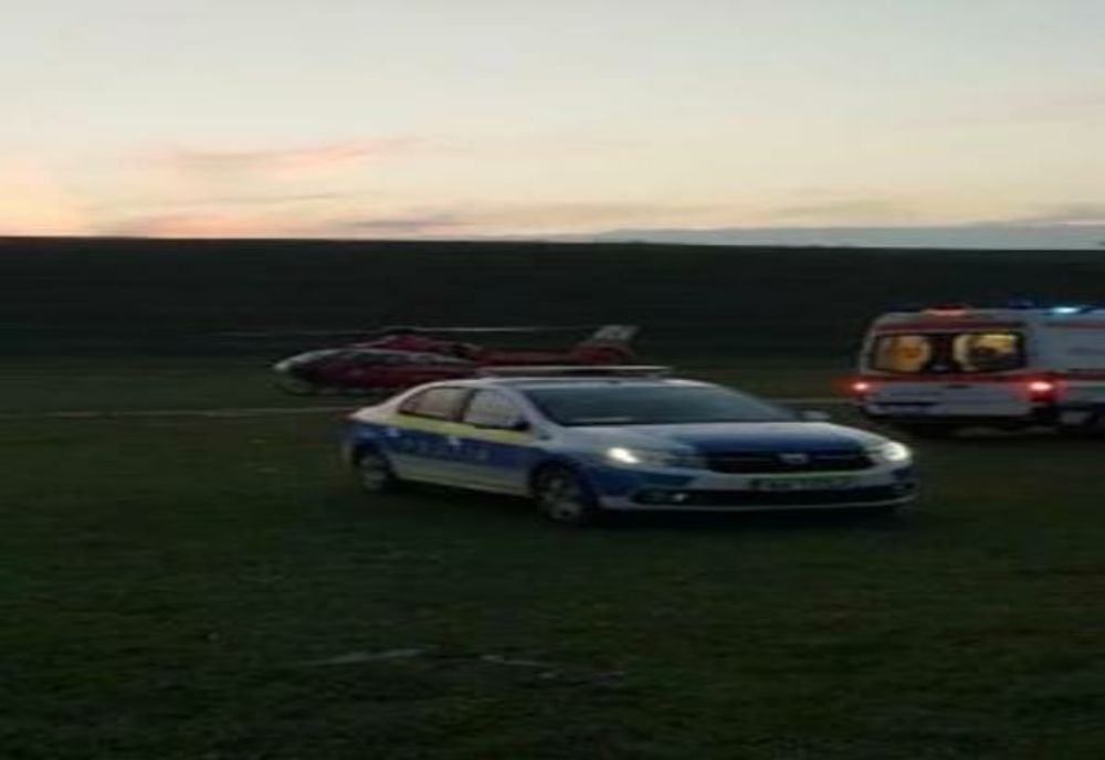 FOTO VIDEO| Copil căzut de la înălțime într-o carieră de piatră. Intervine elicopterul SMURD