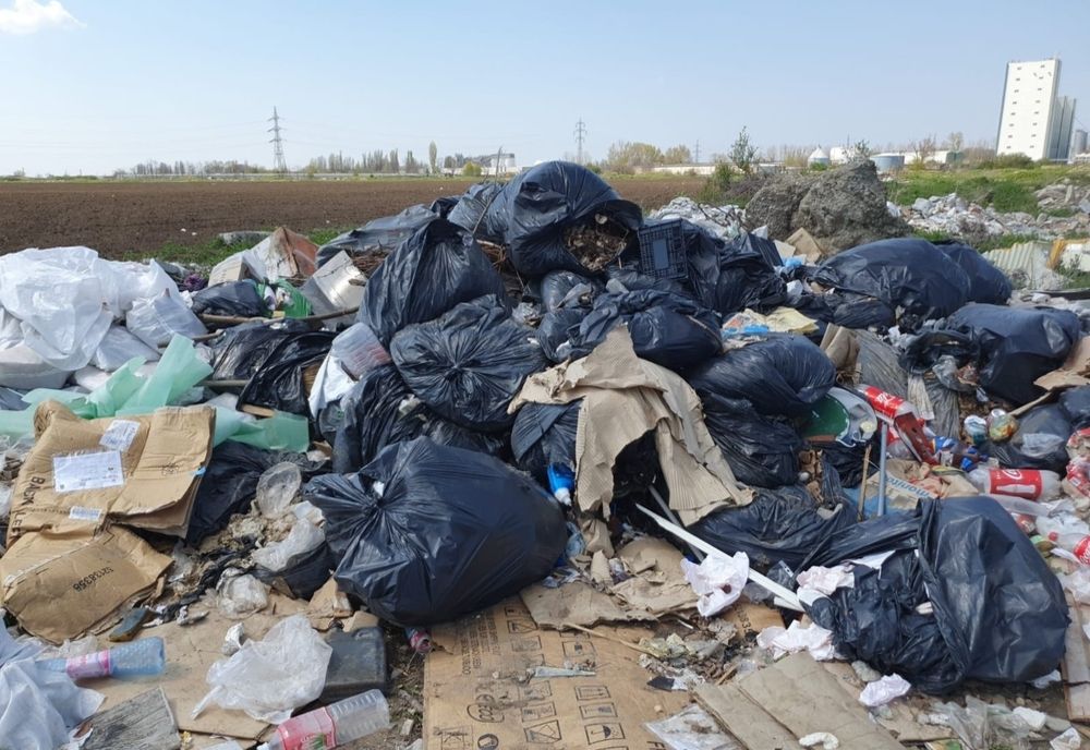 Agenți economici amendați pentru că au aruncat deșeuri pe domeniul public