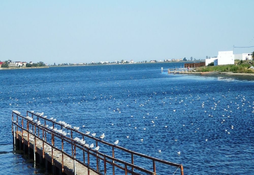 Persoană  în pericol de înec pe lacul Techirghiol