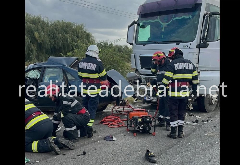Constănțeni morți într-un accident grav în Brăila