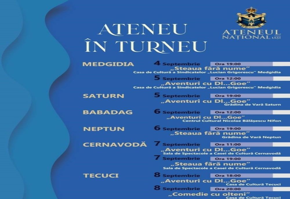 Ateneul Național din Iași în turneu pe litoral