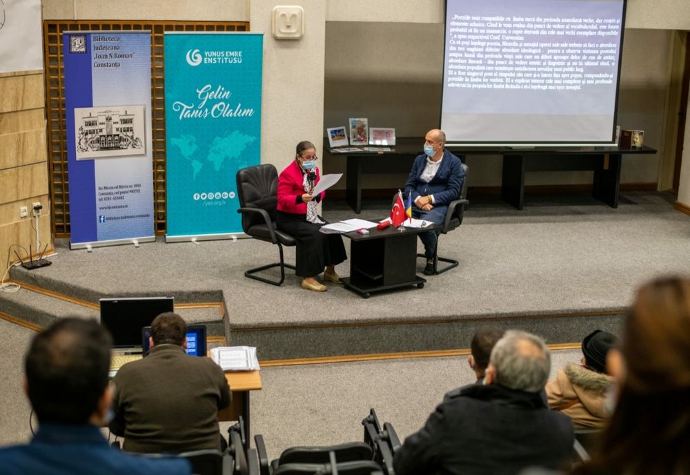  Personalități marcante în literatura universală, YUNUS EMRE ȘI MIHAI EMINESCU, celebrate la Constanța