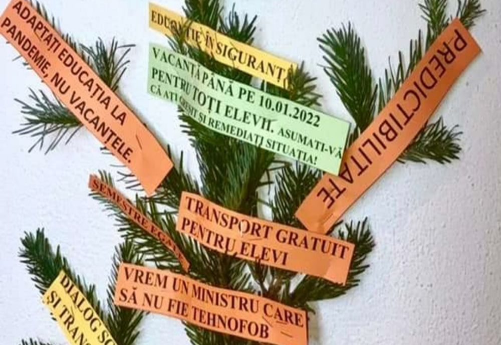 Sorin Cîmpeanu după protestul „cu sorcova” al elevilor și părinților la Ministerul Educației. Ce a promis