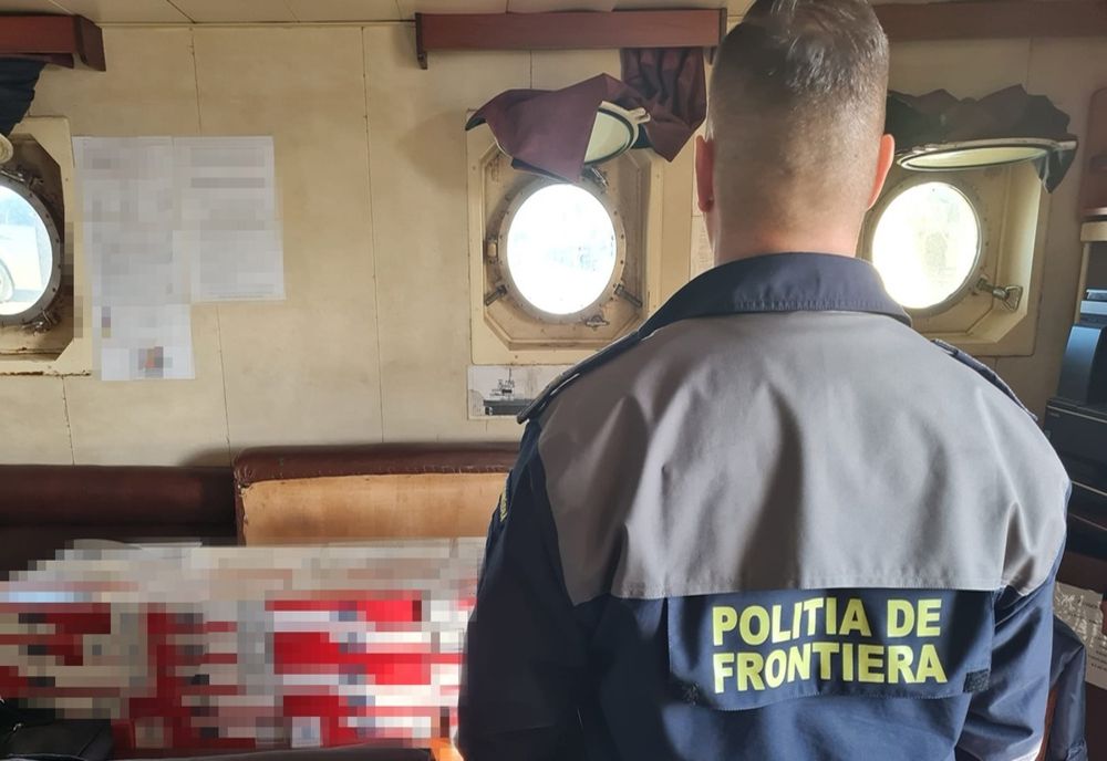 Țigări de contrabandă, descoperite pe o navă în portul Constanța. Unde erau ascunse