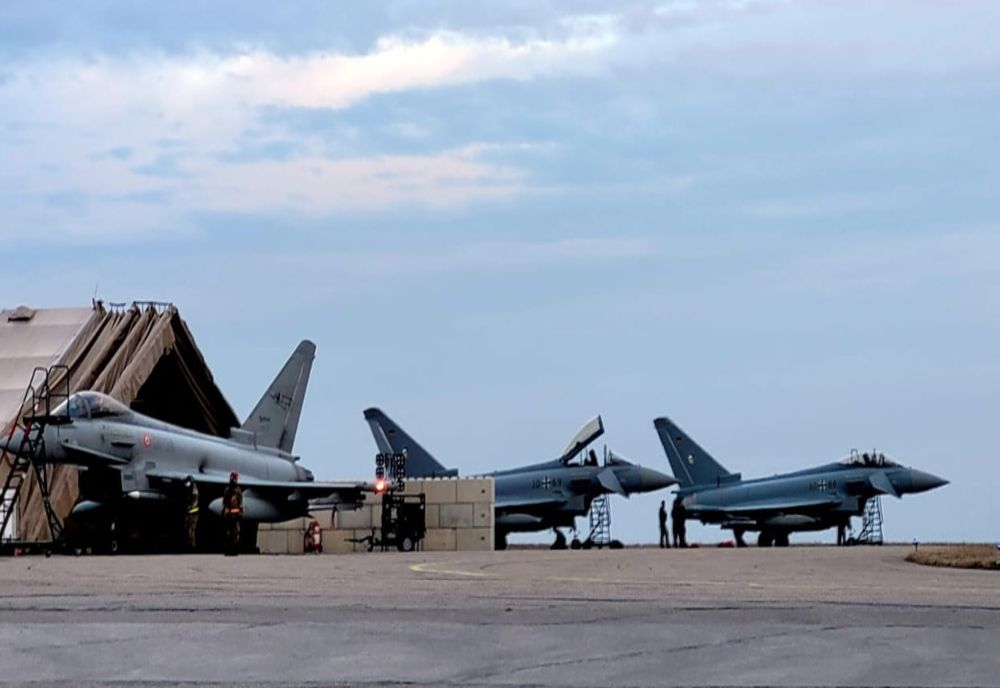 Avioanele germane Eurofighter Typhoon au ajuns la baza Mihail Kogălniceanu