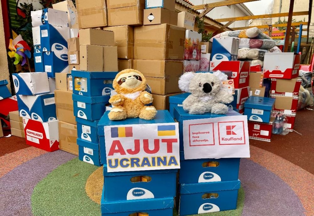 Transport umanitar în Ucraina –  3 tone de alimente și produse de igienă donate cetățenilor ucraineni