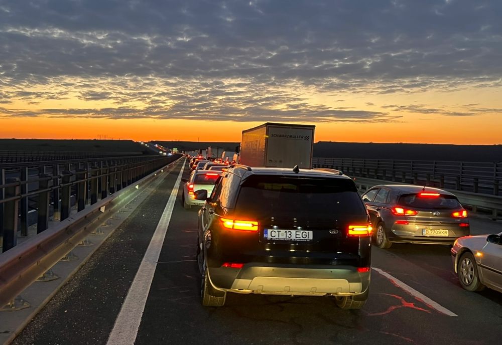 Trafic restricționat în această noapte pe Autostrada București - Constanța
