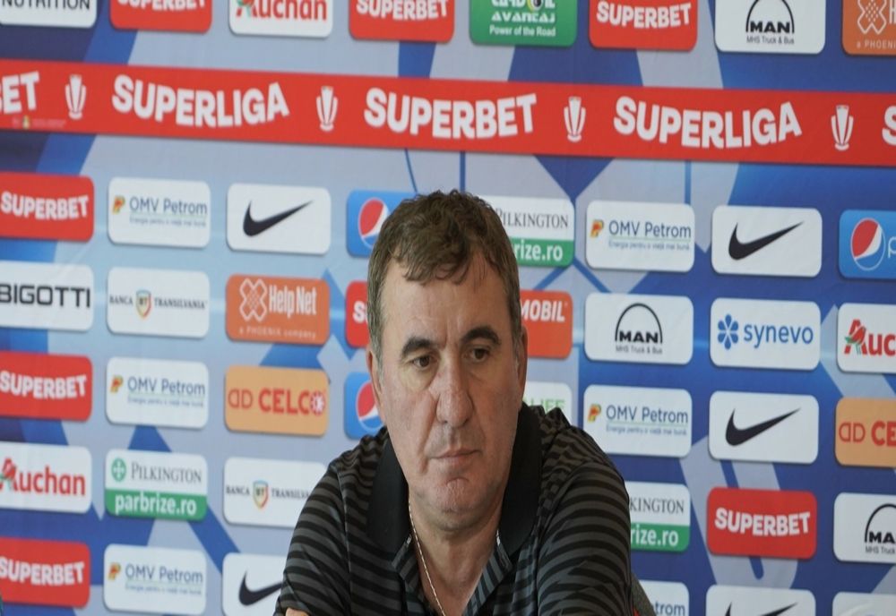 Hagi înaintea meciului cu CFR Cluj:"Cred că suntem pregătiți. Ne dorim să ne autodepășim pentru că adversarele au un nivel ridicat."