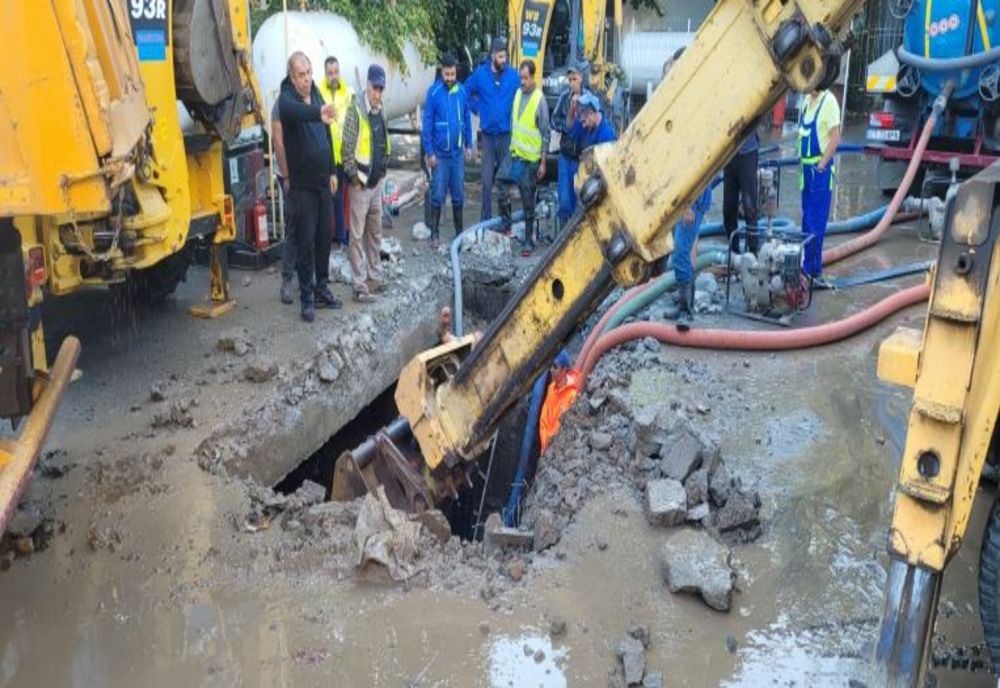 Patru localități și mai multe cartiere din Constanța nu au apă potabilă. Avarie majoră